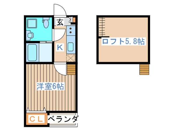 カロリーナ長町の物件間取画像